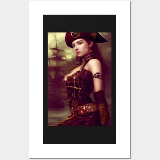 Anne Bonny the most famous female pirate Posters and Art